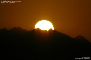 Sorgere del Sole con Venere in transito