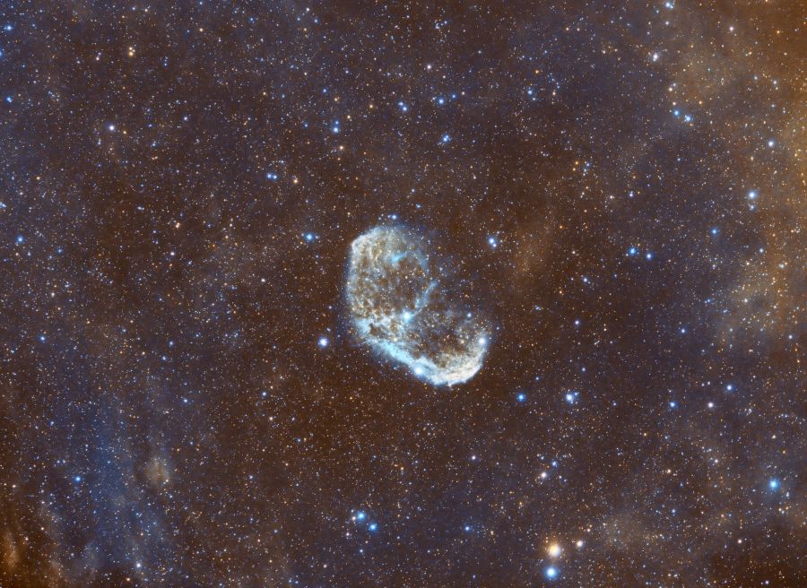 Crescent Nebula SHO