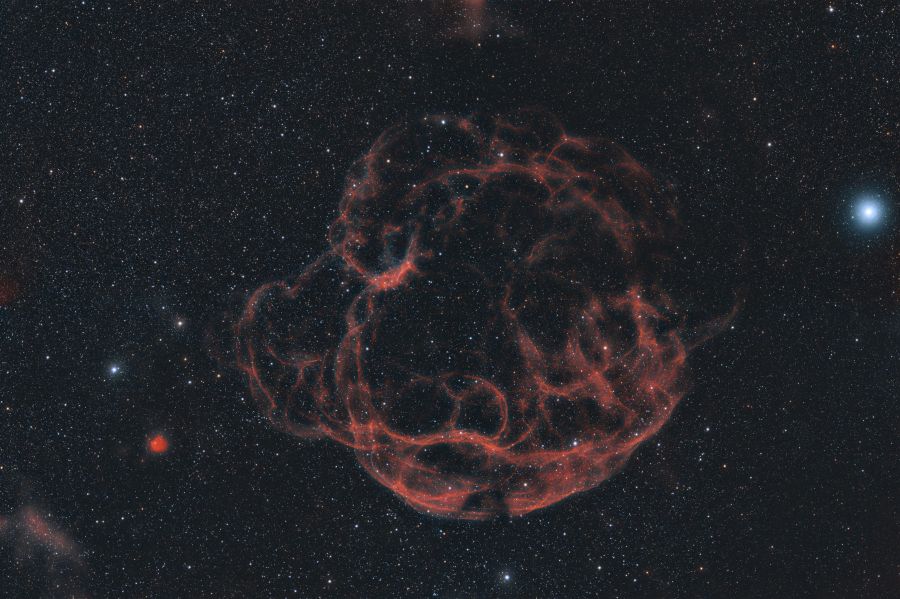 Simeis 147 – Spaghetti Nebula – Mosaico 4 pannelli