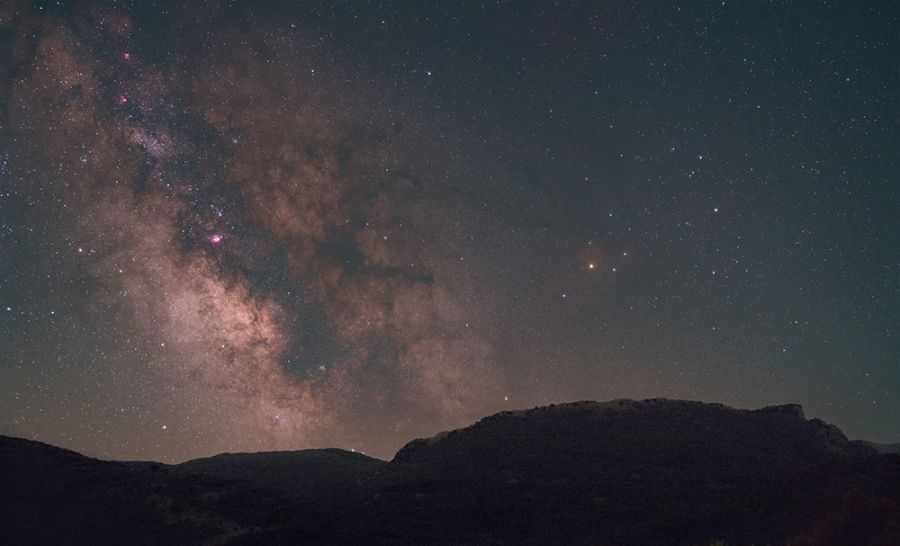 La Via Lattea dal parco delle Madonie