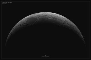 Luna in fase di 3 giorni