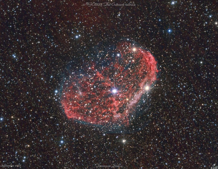 The Crescent nebula (NGC 6888) – Nebulosa Crescente