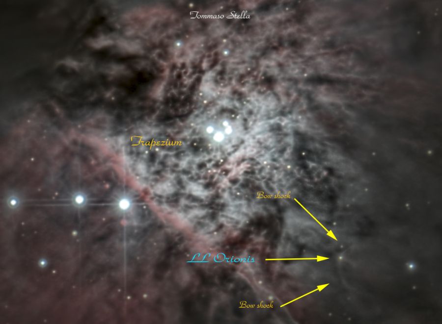 Bow shock LL Orionis M42