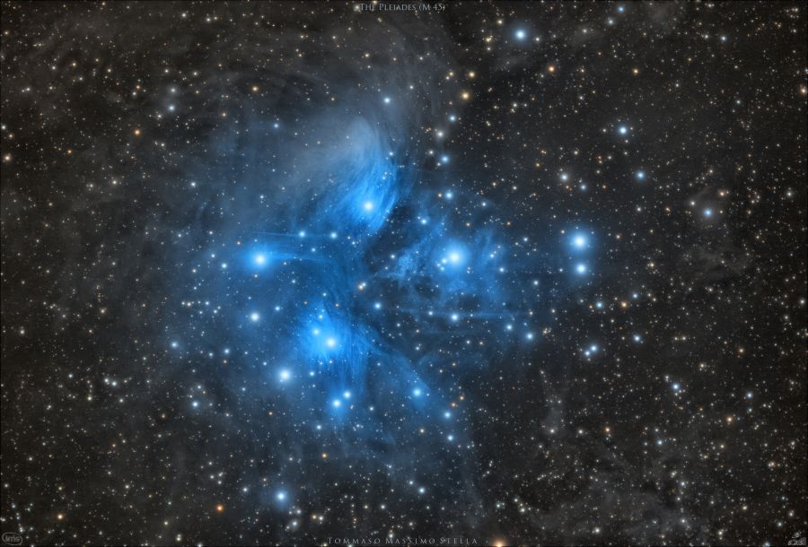 Le Pleiadi (M45) con le sette sorelle