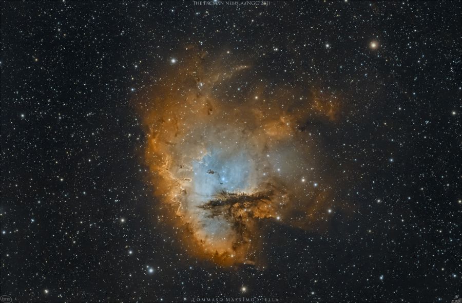 NGC 281 Nebulosa Pacman in HO palette