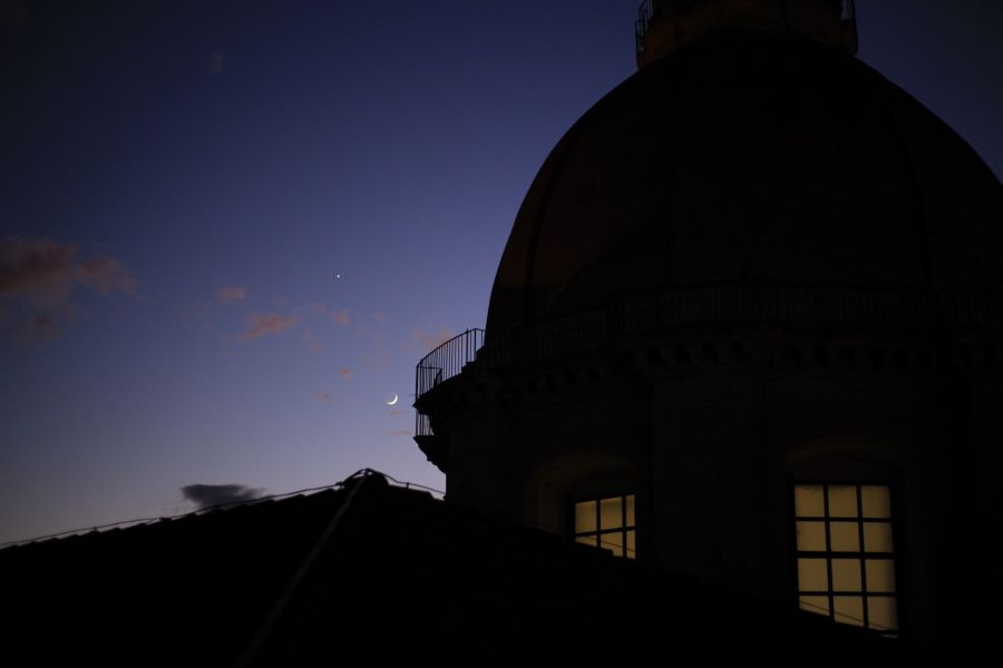 Distanza apparente: congiunzione Luna-Venere