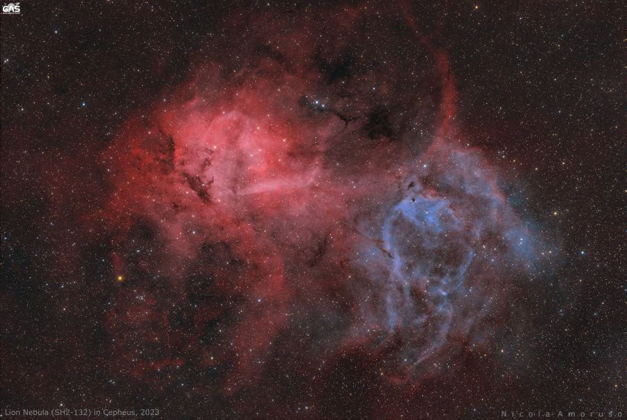 Lion Nebula (SH-132) in Cepheus