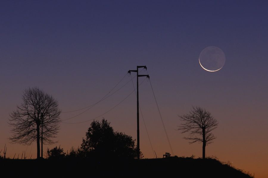 Luna all’orizzonte.