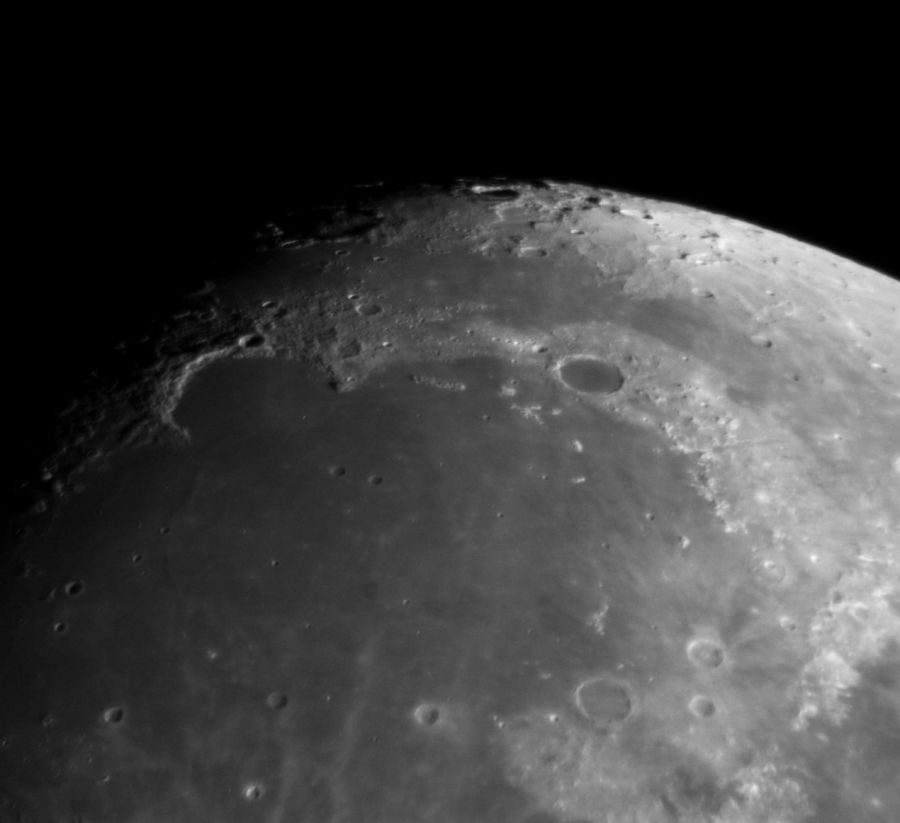 Luna ;parte Settentrionale