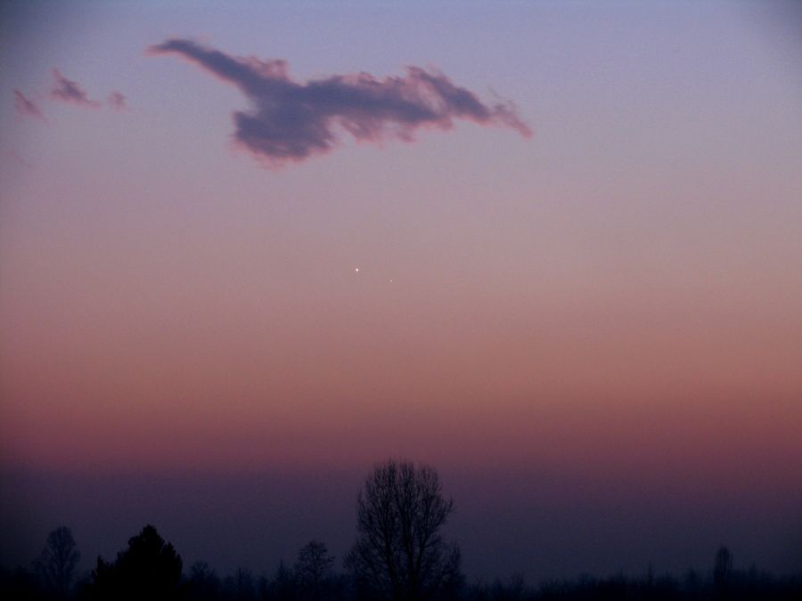 Venere e Mercurio sotto l’Aquila