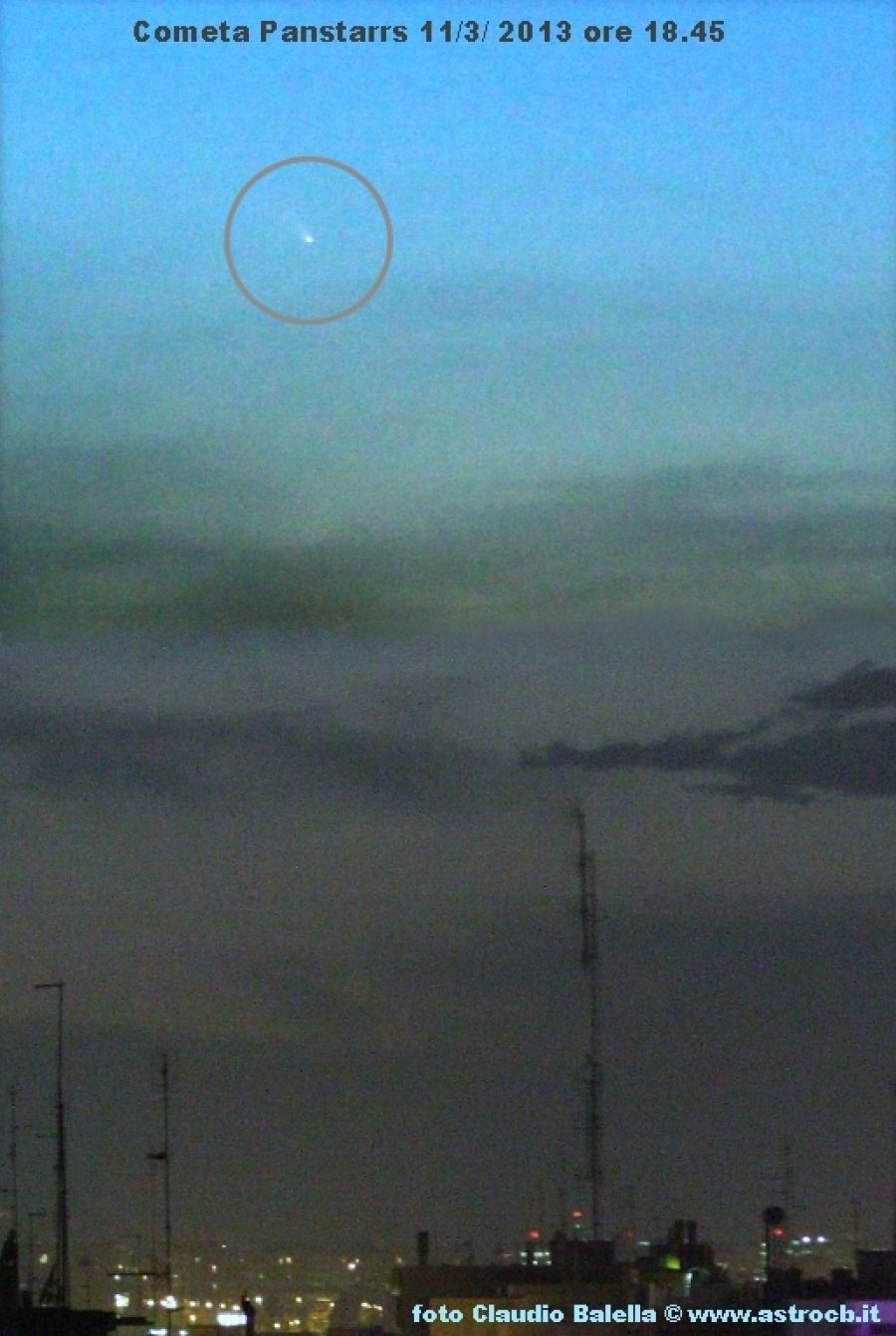 La Panstarrs pugliese di un irriducibile romagnolo