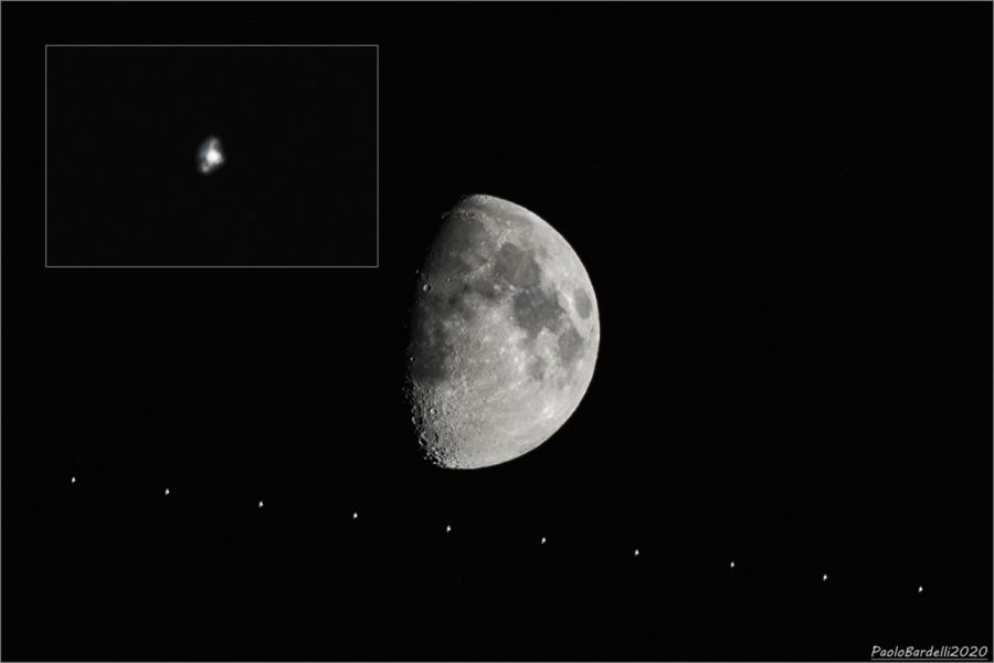 Incontro ravvicinato  ISS – Luna