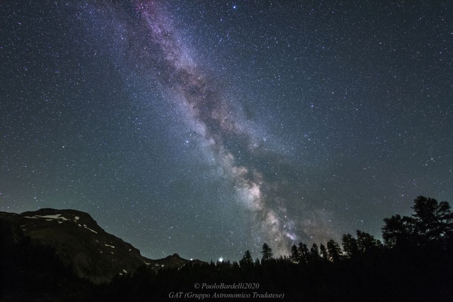 La Via Lattea dal Sempione