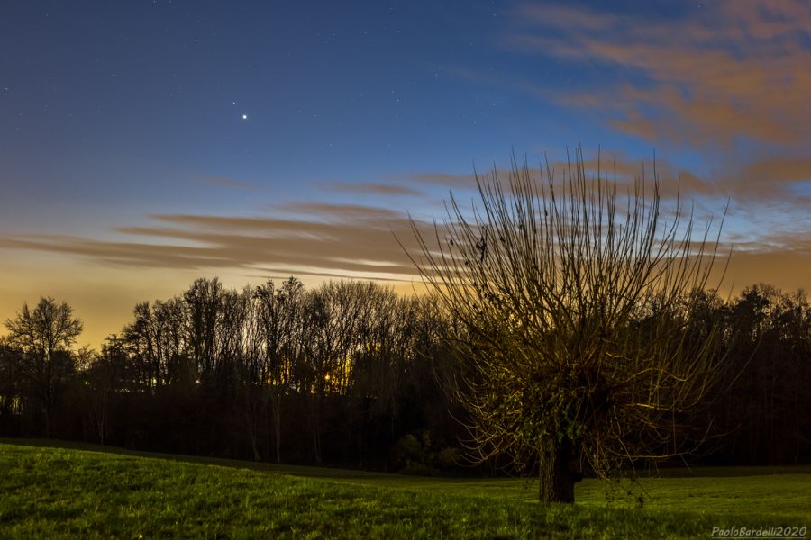 Giove e Saturno sempre più vicini