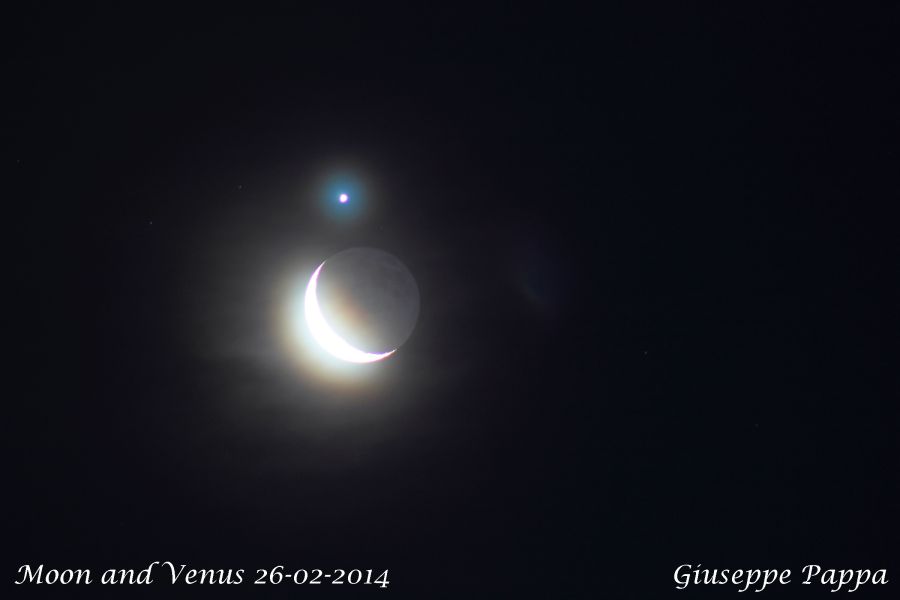 Congiunzione Luna-Venere