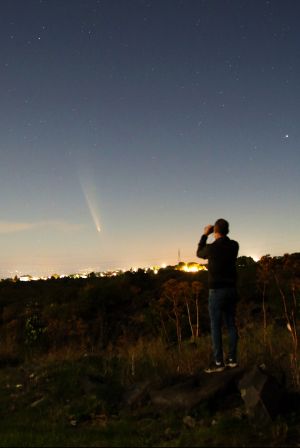 Osservando la cometa Tsuchinshan-ATLAS