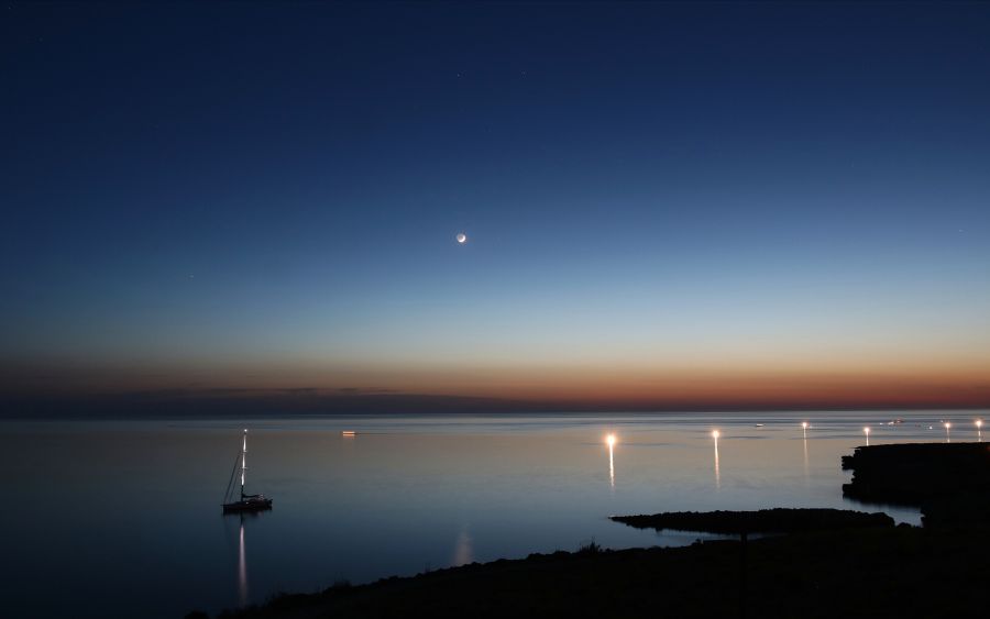 Luna, Marte e Mercurio