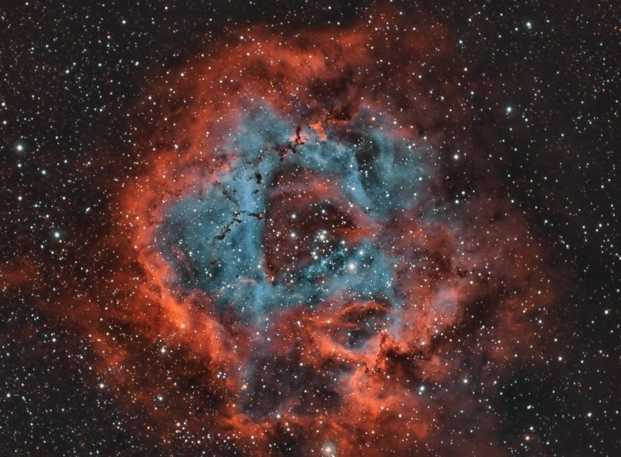 Nebulosa Rosetta in HOO