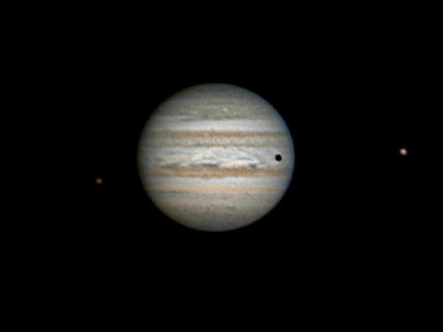 Giove con ll Disco di Callisto e L’ombra ed ll Disco di Ganimede 15 Luglio 2009 T.u.03:28