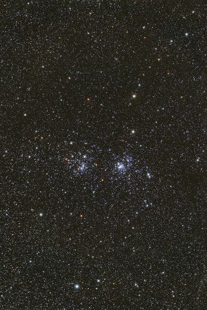 NGC 869 and NGC884 Double Cluster in Perseus