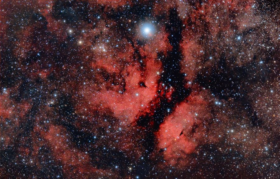 Sadr and IC1318 The Gamma Cygni Nebula