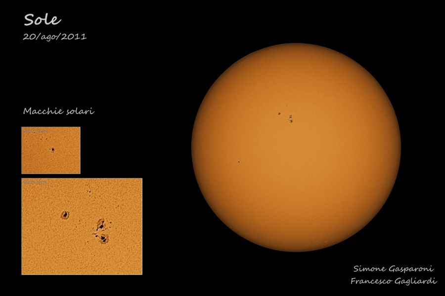 Sole con macchie NOAA 1271/72