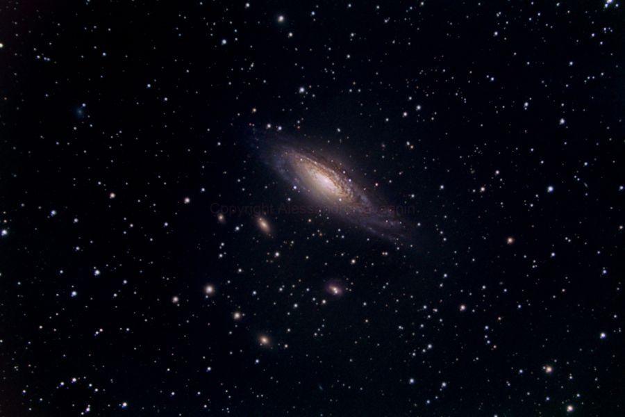 NGC7331 con tre strumenti diversi