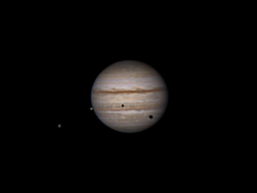 Doppio transito su Giove