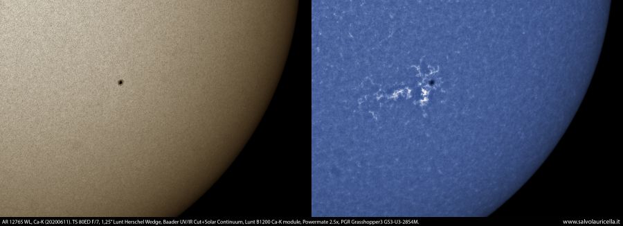 AR 12765 Luce bianca e Ca-K