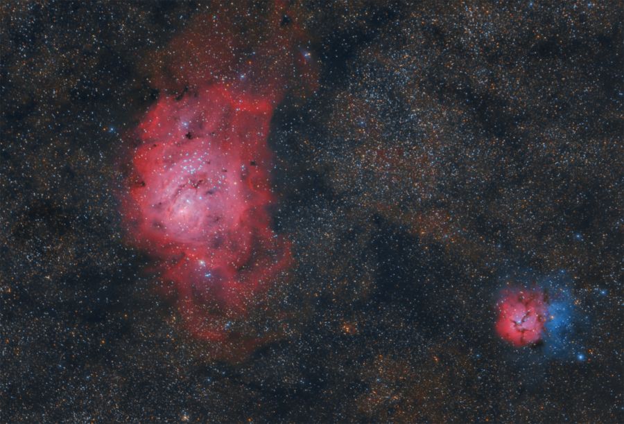 M8-M20 Nebulosa Laguna e Trifida