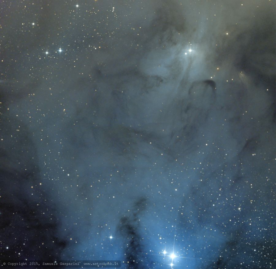 Zona Nebulare intorno Rho Ophiuchi