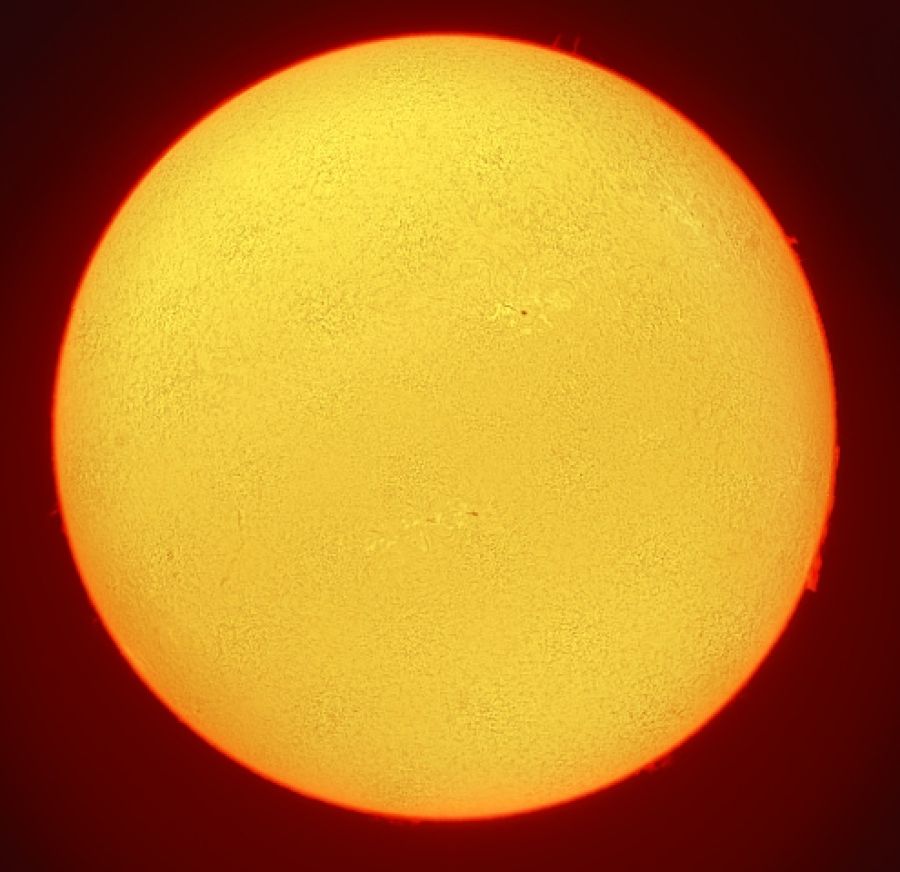 Sole Full disk in Halpha