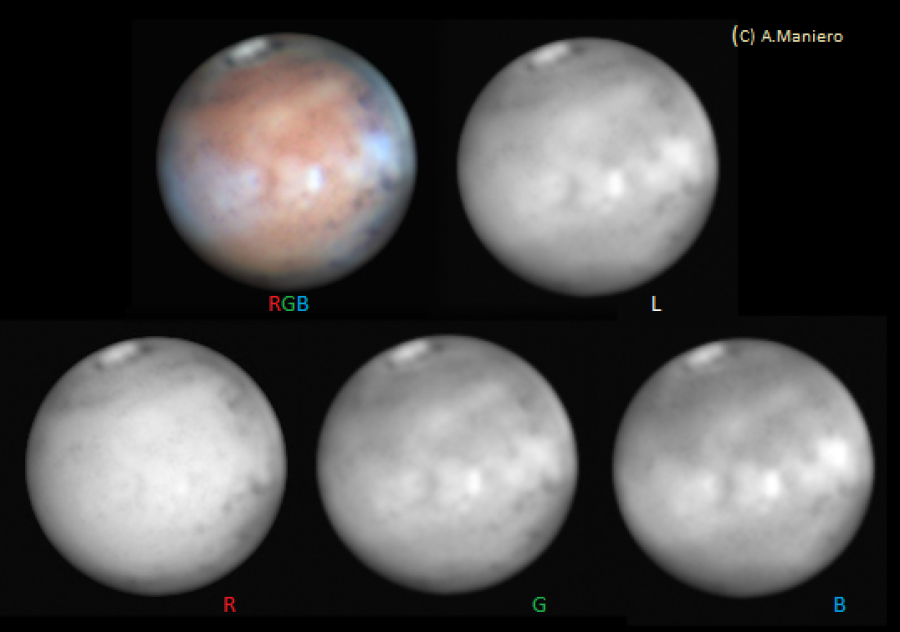 Mars RGB separate images