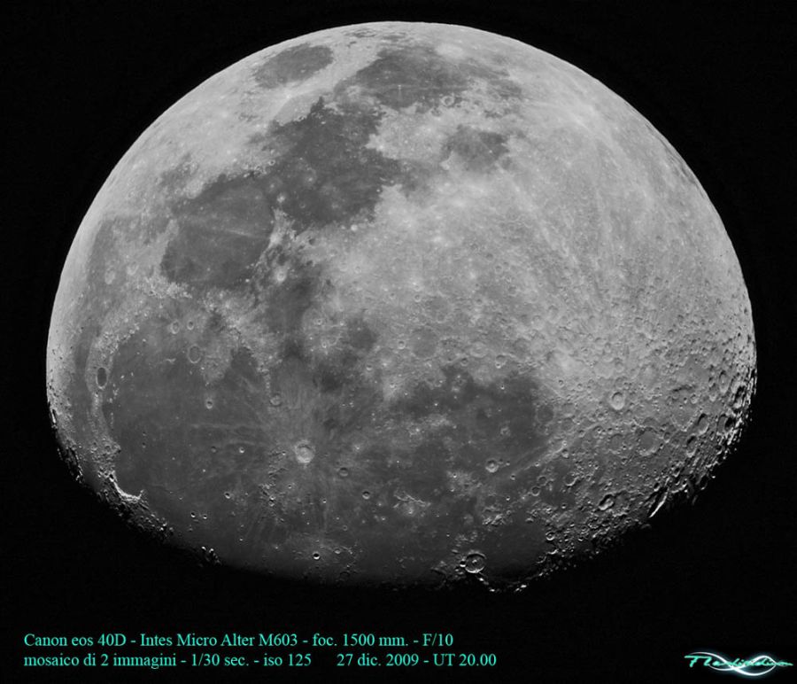 Luna Gibbosa del 27 12 2009