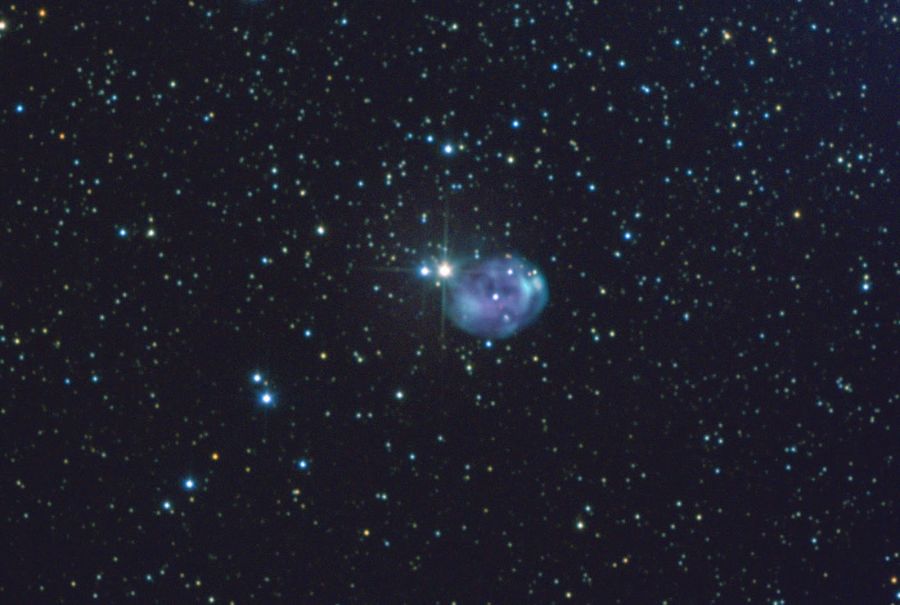 Nebulosa Planetaria "Feto"  NGC 7008 nel Cigno.