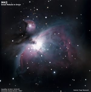 M42 dal Campus