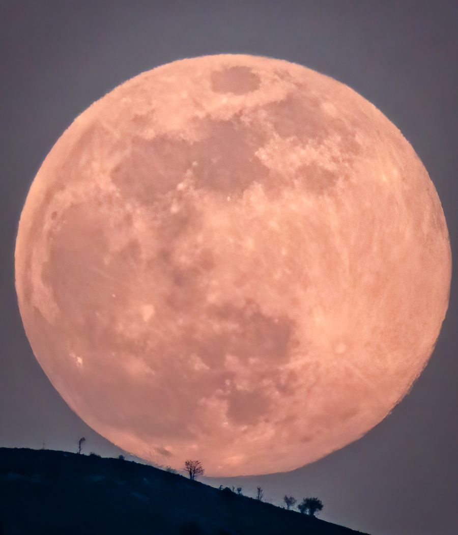 Il sorgere della Super Luna