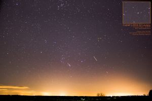 Orione e cometa Lovejoy