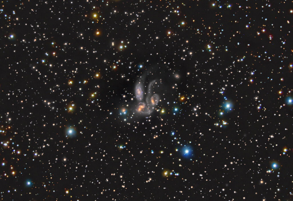 Quintetto di Stephan Costellazione di Pegaso Distanza circa 270 milioni a.l. Data dal 06 al 10.11.23 di Lorenzo Busilacchi