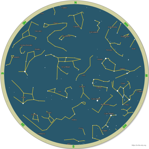 Il Cielo Di Marzo 2024 Coelum Astronomia