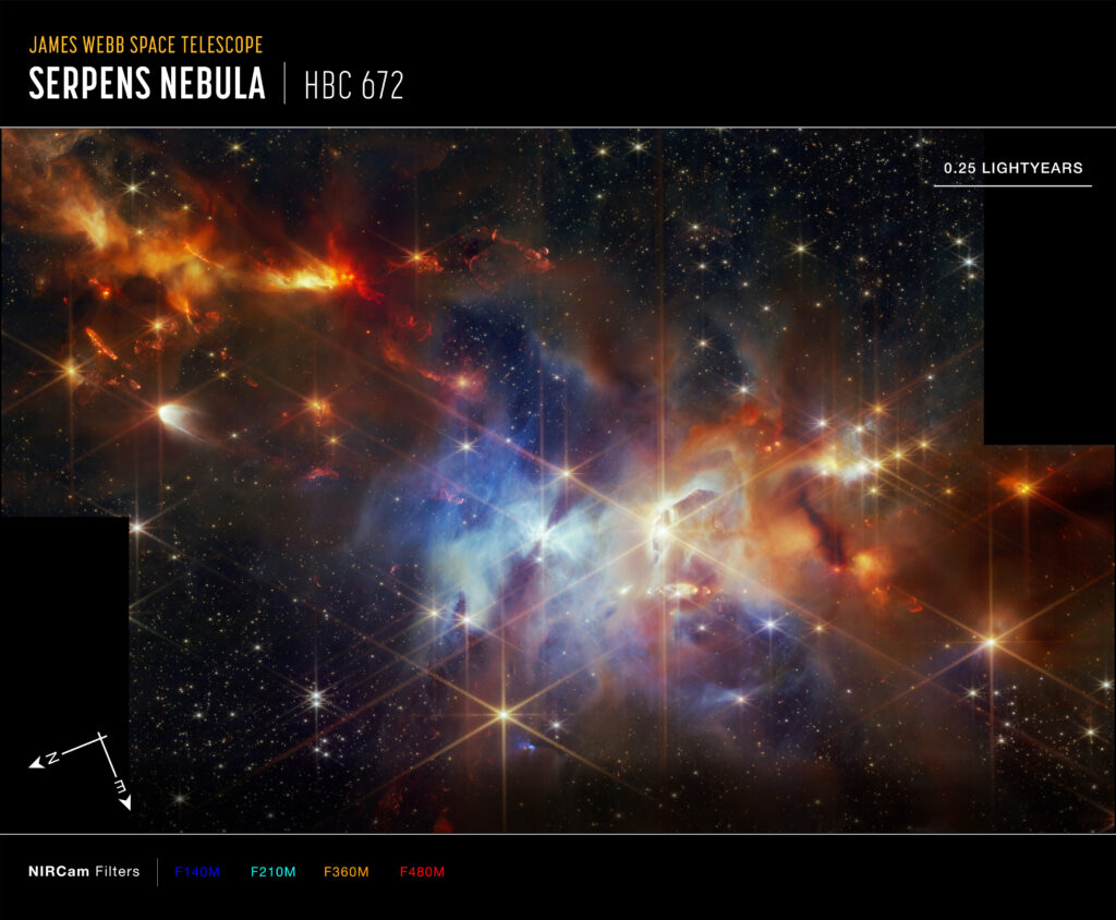 Serpens Nebula  -JWST