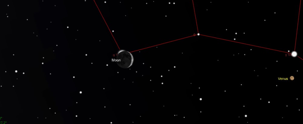 Congiunzione Luna-Spica 6 settembre