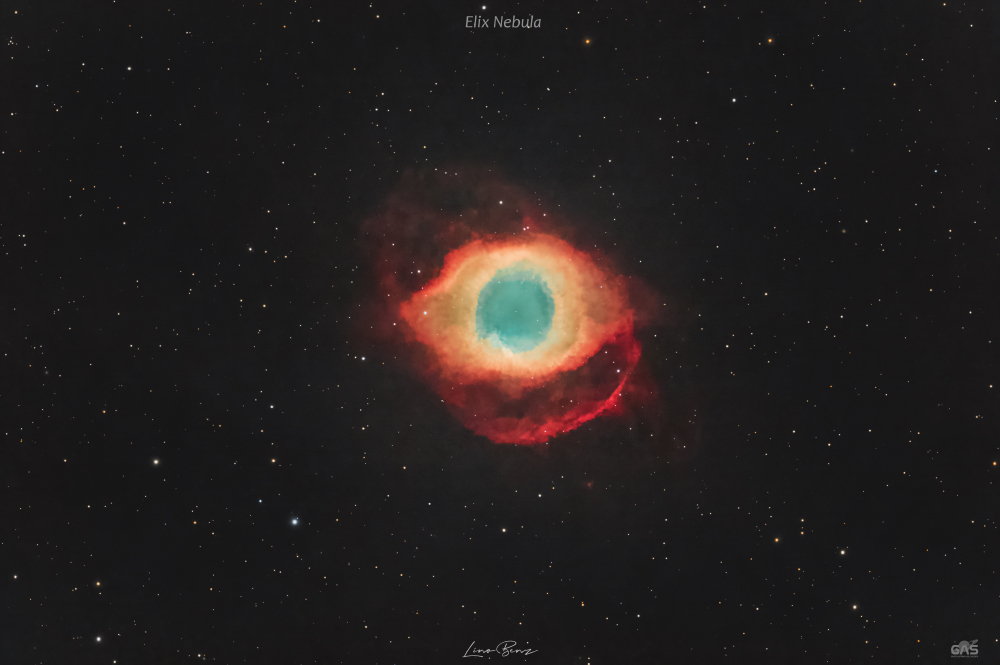 La Nebulosa Elica nella Costellazione dell'Acquario di Lino Benz