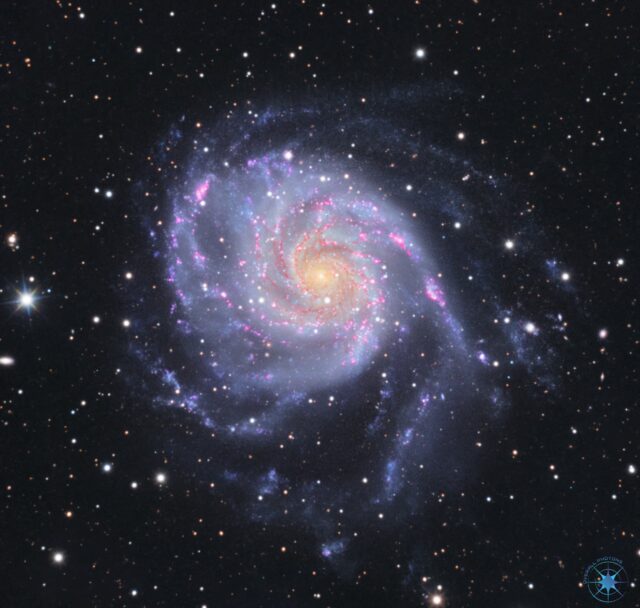 M101 nella versione di Andrea Iorio del progetto Overall Photons