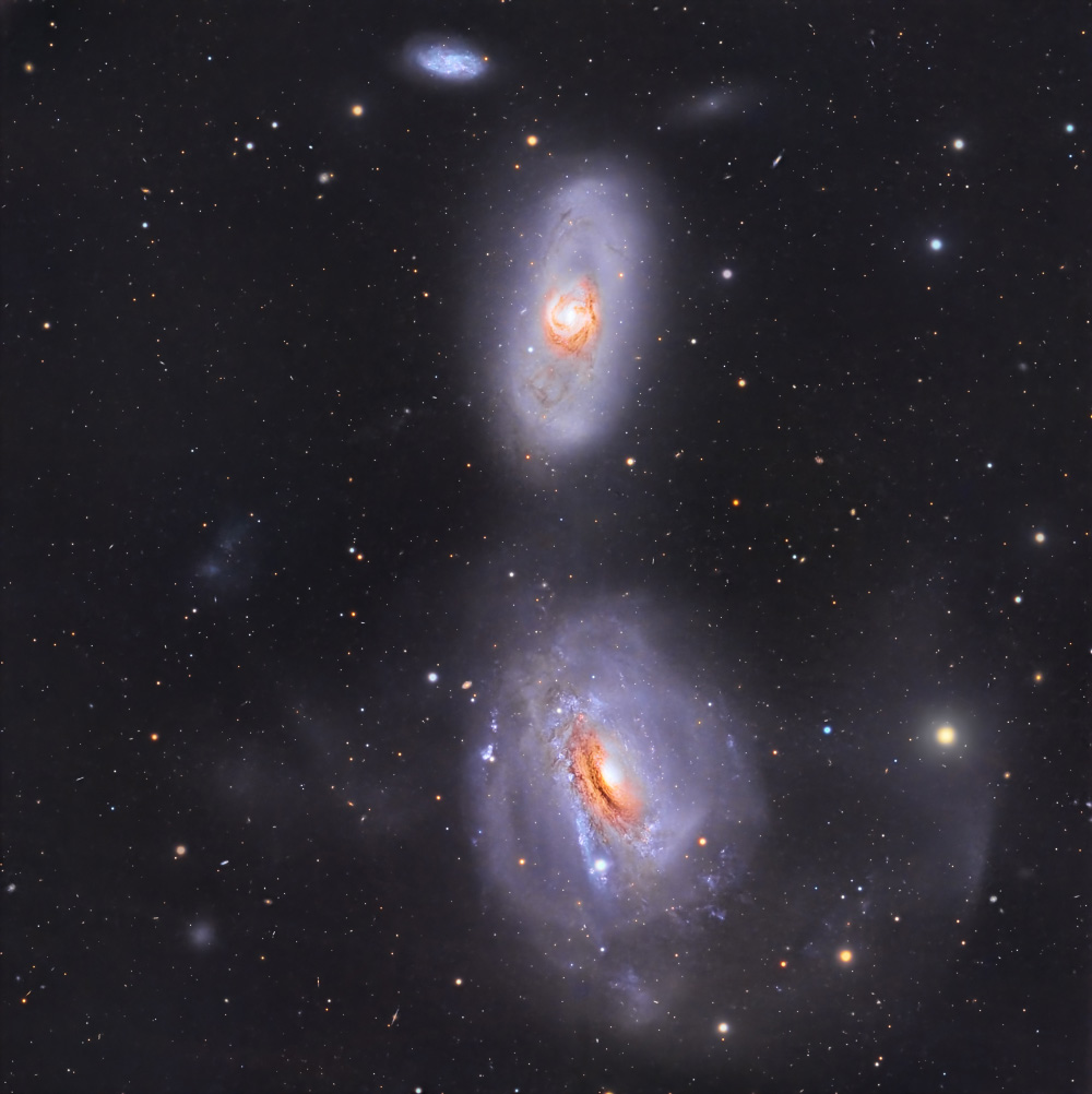 ShaRA#8.2 – Galassie Interagenti NGC3169 e NGC3166 DiFusco