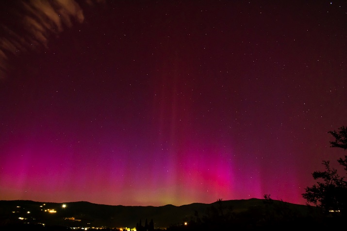 L’aurora su Montale (PT) (Pietro Giannitti)