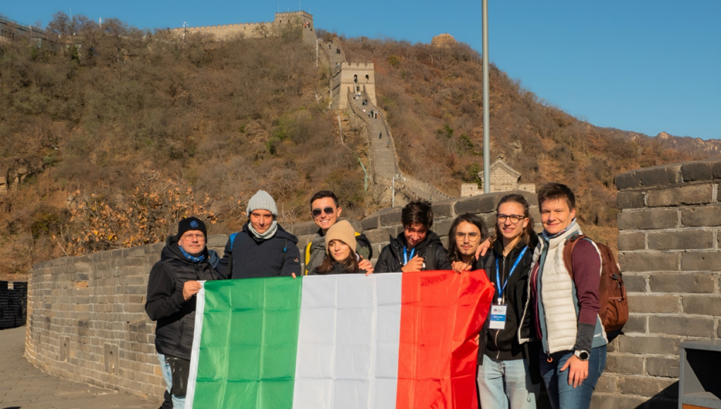 La squadra italiana in Cina