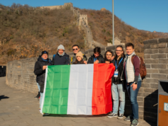 La squadra italiana in Cina