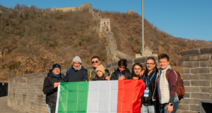 La squadra italiana in Cina