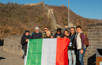 La squadra italiana in Cina